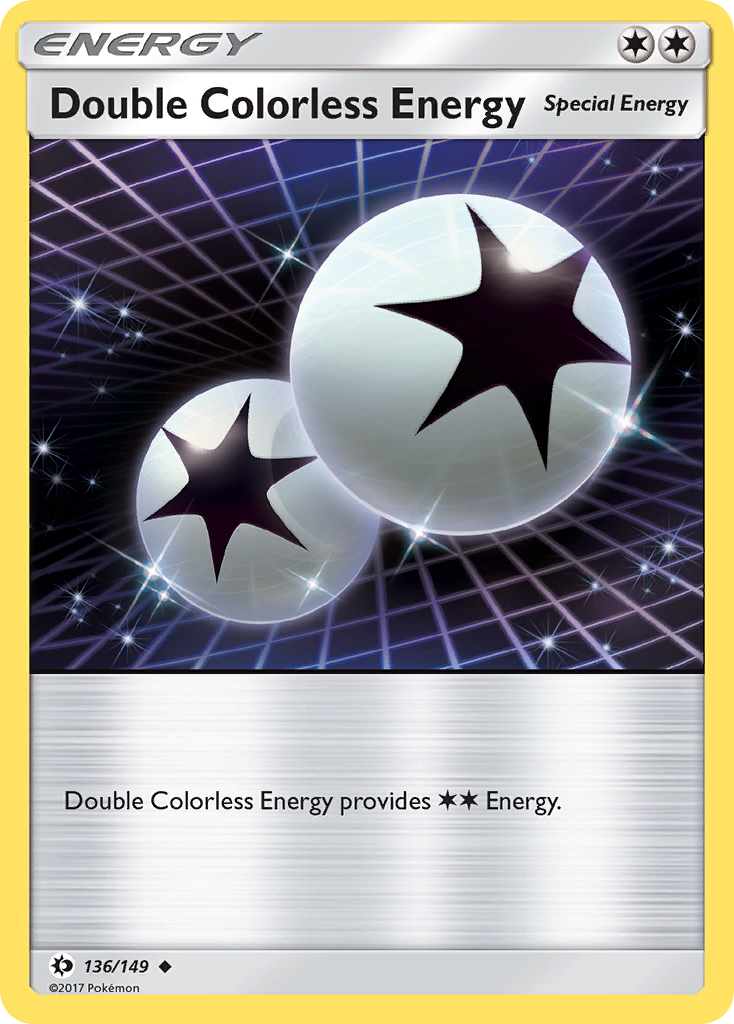 Double Colorless Energy (136/149) [Sun & Moon: Base Set] | Deep Dive Games St. Marys