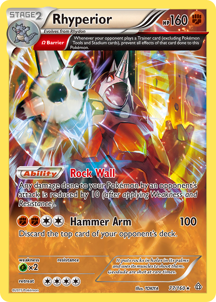 Rhyperior (77/160) [XY: Primal Clash] | Deep Dive Games St. Marys