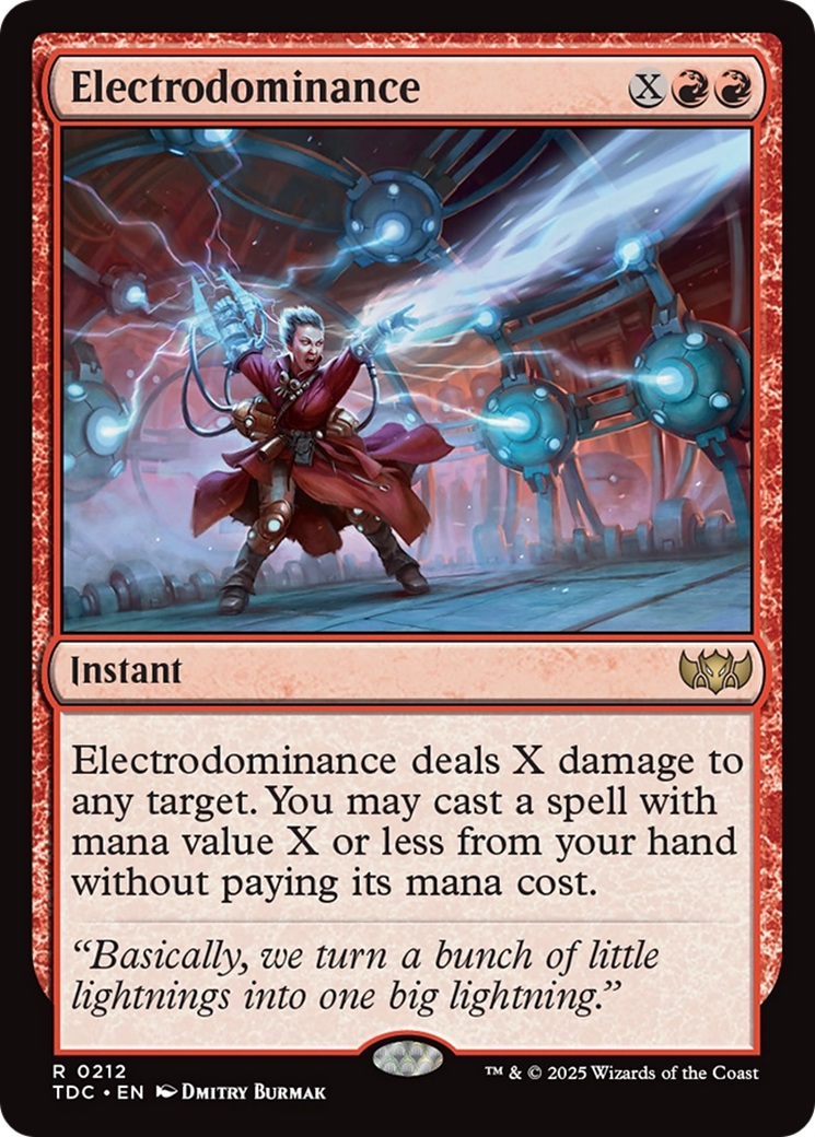 Electrodominance [Tarkir: Dragonstorm Commander] | Deep Dive Games St. Marys