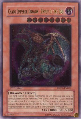 Chaos Emperor Dragon - Envoy of the End [DPKB-EN016] Ultimate Rare | Deep Dive Games St. Marys