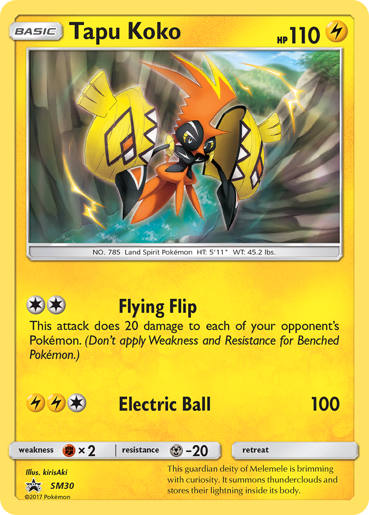 Tapu Koko (SM30) [Sun & Moon: Black Star Promos] | Deep Dive Games St. Marys