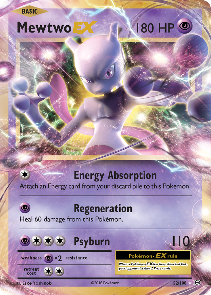 Mewtwo EX (52/108) [XY: Evolutions] | Deep Dive Games St. Marys