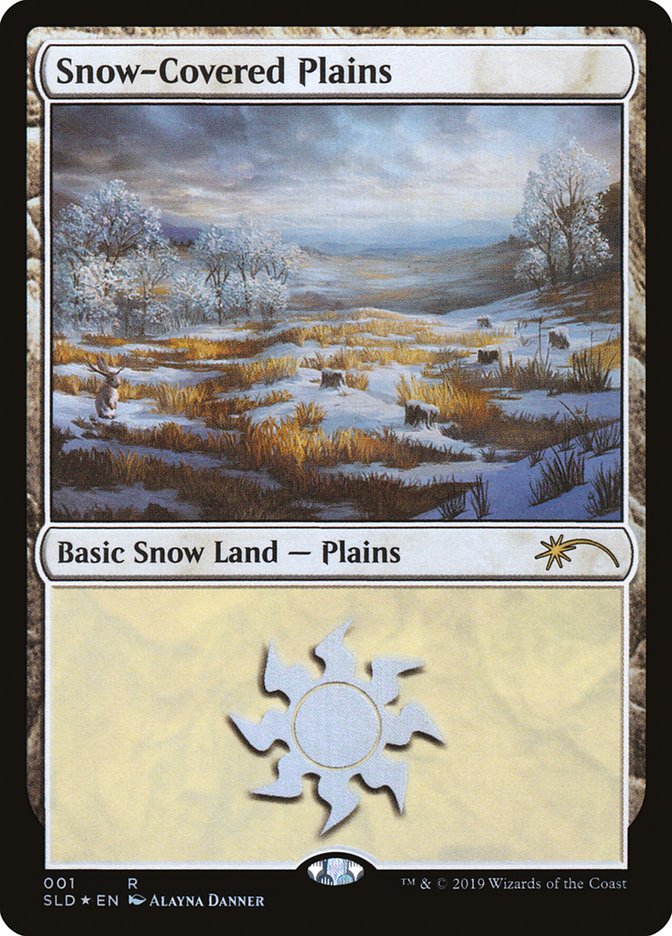 Snow-Covered Plains (001) [Secret Lair Drop Series] | Deep Dive Games St. Marys