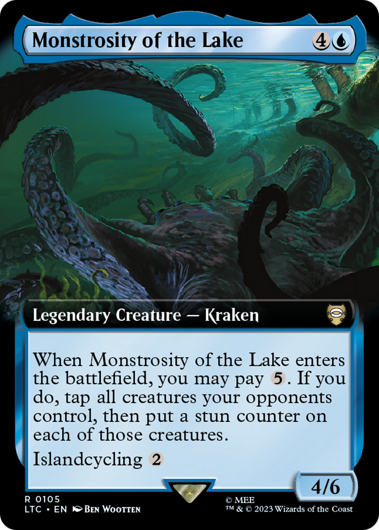 Monstrosity of the Lake (Extended Art) [The Lord of the Rings: Tales of Middle-Earth Commander] | Deep Dive Games St. Marys