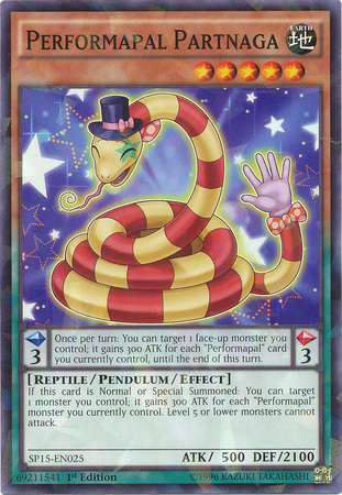 Performapal Partnaga [SP15-EN025] Shatterfoil Rare | Deep Dive Games St. Marys