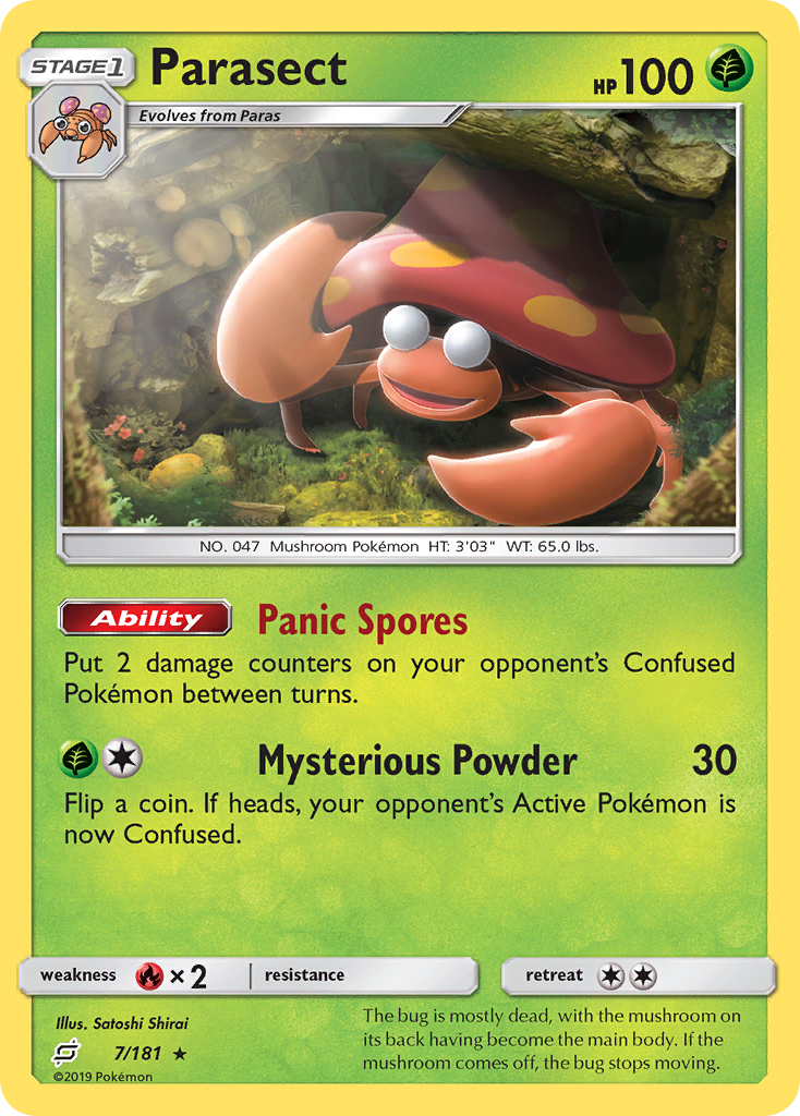 Parasect (7/181) [Sun & Moon: Team Up] | Deep Dive Games St. Marys