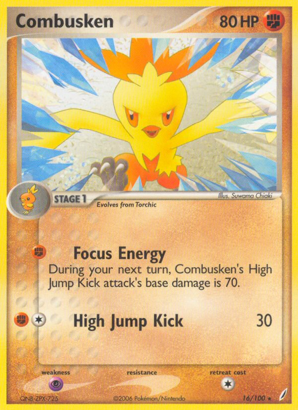 Combusken (16/100) [EX: Crystal Guardians] | Deep Dive Games St. Marys
