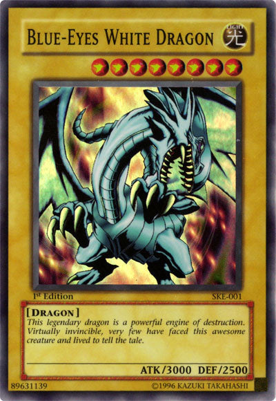 Blue-Eyes White Dragon [SKE-001] Super Rare | Deep Dive Games St. Marys