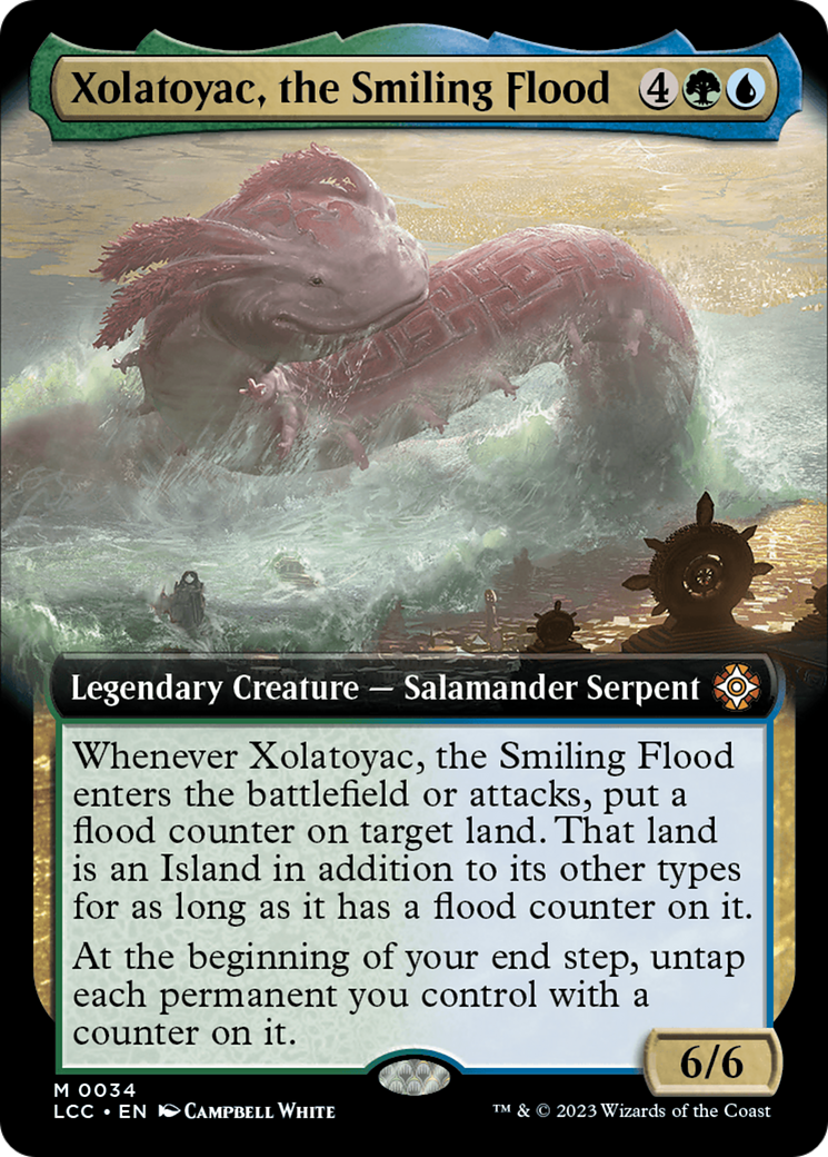 Xolatoyac, the Smiling Flood (Extended Art) [The Lost Caverns of Ixalan Commander] | Deep Dive Games St. Marys
