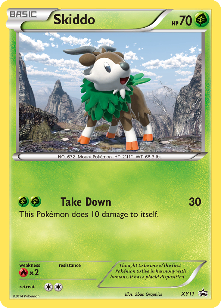 Skiddo (XY11) [XY: Black Star Promos] | Deep Dive Games St. Marys