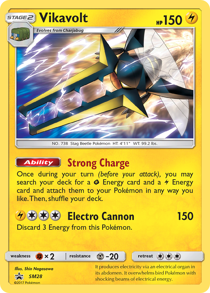 Vikavolt (SM28) [Sun & Moon: Black Star Promos] | Deep Dive Games St. Marys