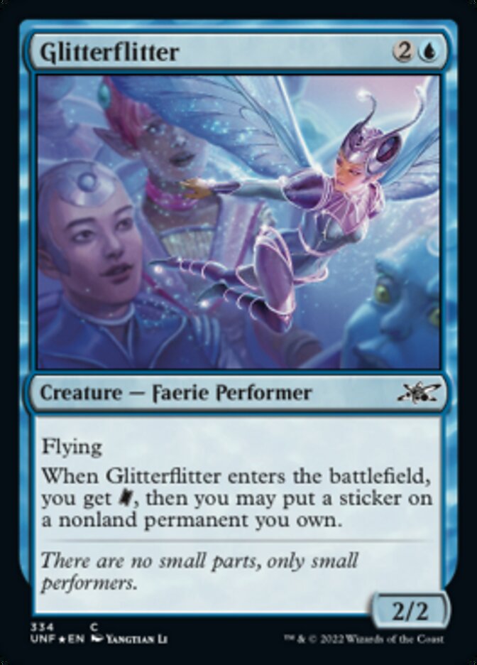 Glitterflitter (Galaxy Foil) [Unfinity] | Deep Dive Games St. Marys