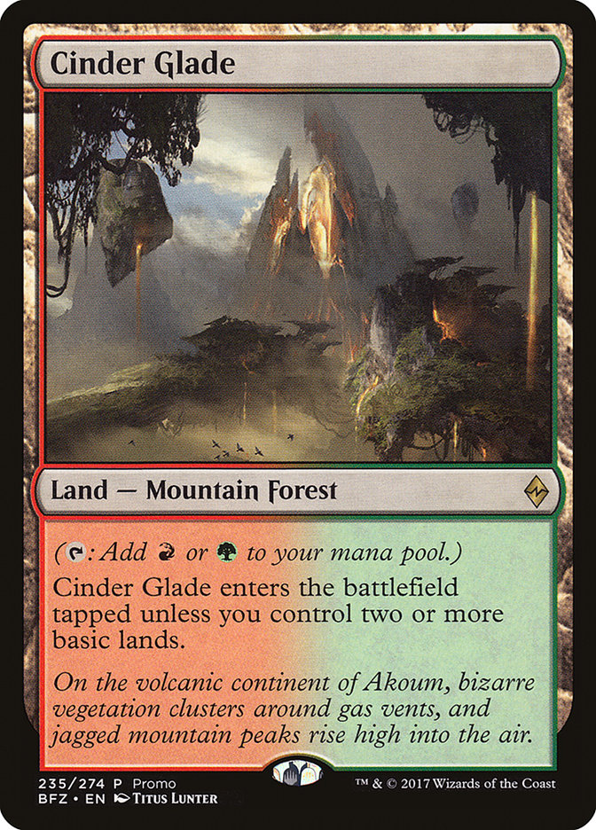 Cinder Glade (Promo) [Standard Showdown Promos] | Deep Dive Games St. Marys