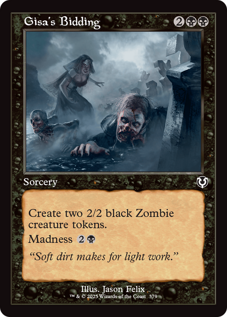 Gisa's Bidding (Retro Frame) [Innistrad Remastered] | Deep Dive Games St. Marys