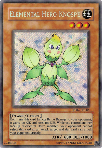 Elemental Hero Knospe [PP02-EN005] Secret Rare | Deep Dive Games St. Marys