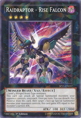 Raidraptor - Rise Falcon [SP15-EN037] Shatterfoil Rare | Deep Dive Games St. Marys