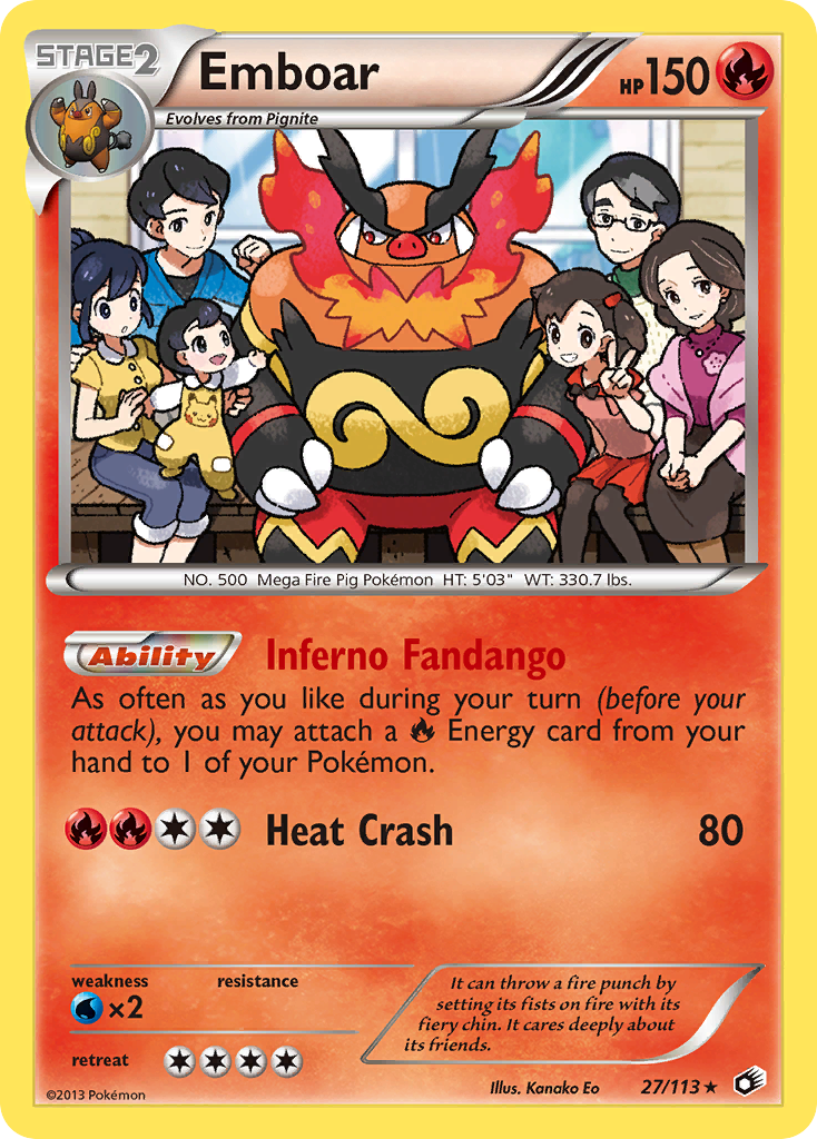 Emboar (27/113) (Theme Deck Exclusive) [Black & White: Legendary Treasures] | Deep Dive Games St. Marys