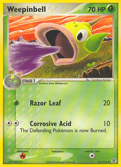 Weepinbell (51/112) [EX: FireRed & LeafGreen] | Deep Dive Games St. Marys