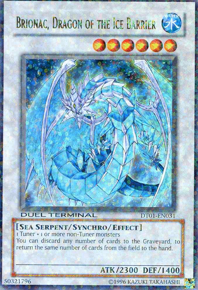 Brionac, Dragon of the Ice Barrier [DT01-EN031] Ultra Rare | Deep Dive Games St. Marys