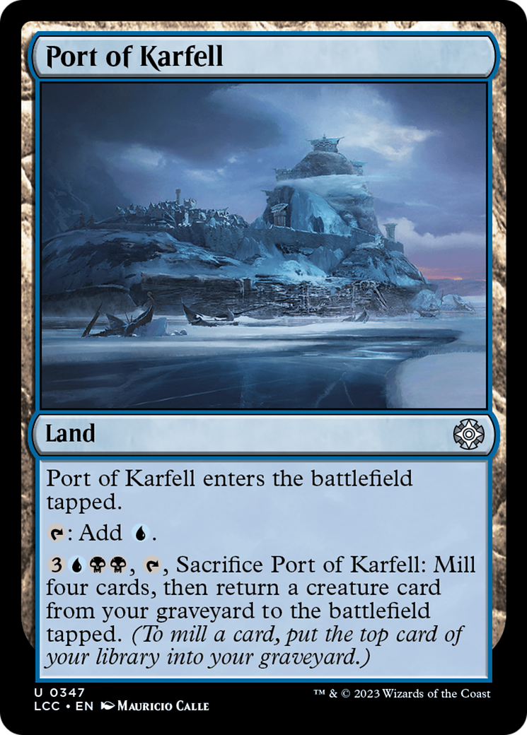 Port of Karfell [The Lost Caverns of Ixalan Commander] | Deep Dive Games St. Marys