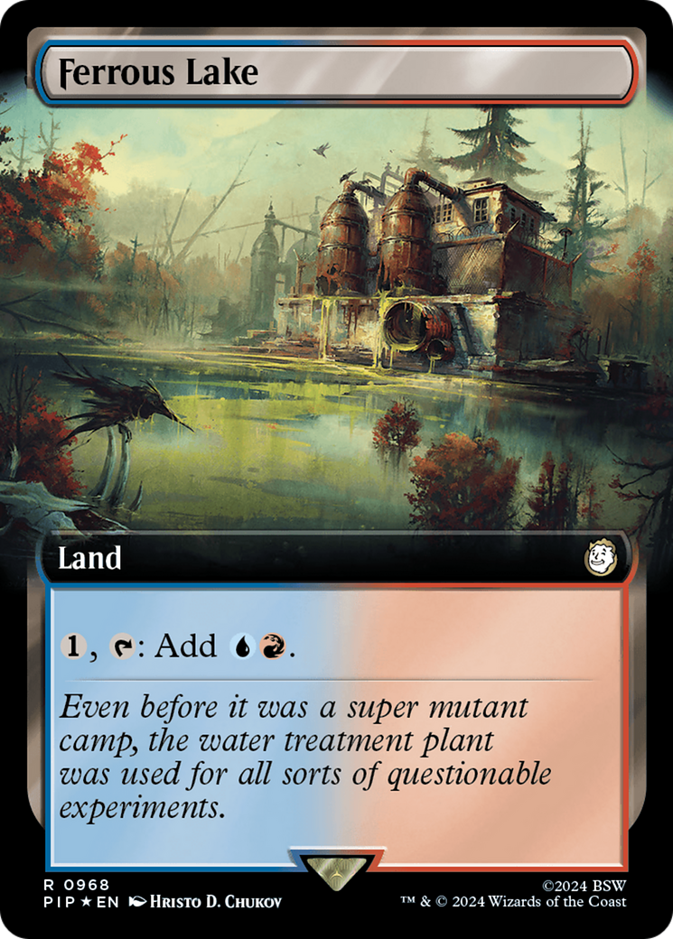 Ferrous Lake (Extended Art) (Surge Foil) [Fallout] | Deep Dive Games St. Marys