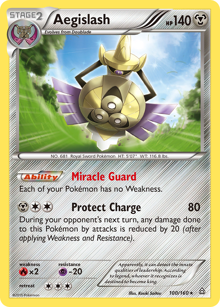 Aegislash (100/160) [XY: Primal Clash] | Deep Dive Games St. Marys