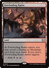 Foreboding Ruins [Duskmourn: House of Horror Commander] | Deep Dive Games St. Marys