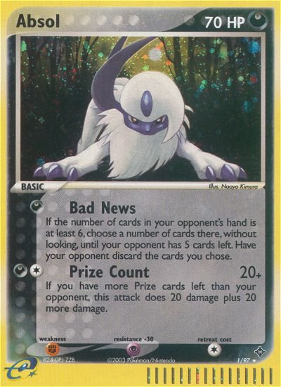 Absol (1/97) [EX: Dragon] | Deep Dive Games St. Marys