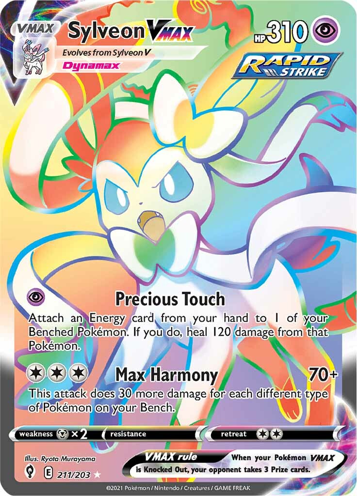 Sylveon VMAX (211/203) [Sword & Shield: Evolving Skies] | Deep Dive Games St. Marys