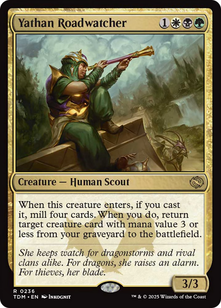 Yathan Roadwatcher [Tarkir: Dragonstorm] | Deep Dive Games St. Marys
