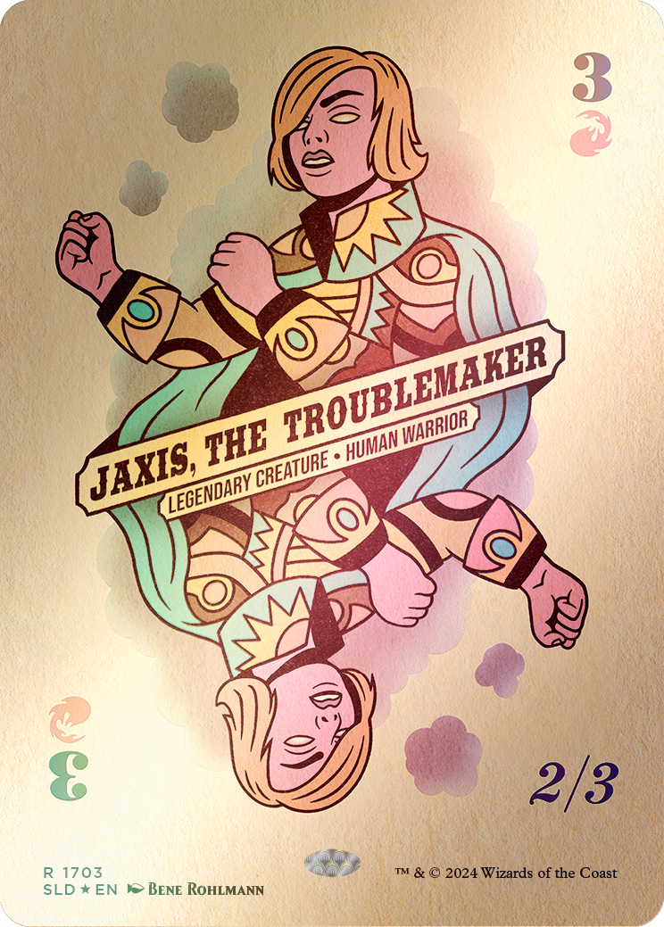 Jaxis, the Troublemaker (Rainbow Foil) [Secret Lair Drop Series] | Deep Dive Games St. Marys