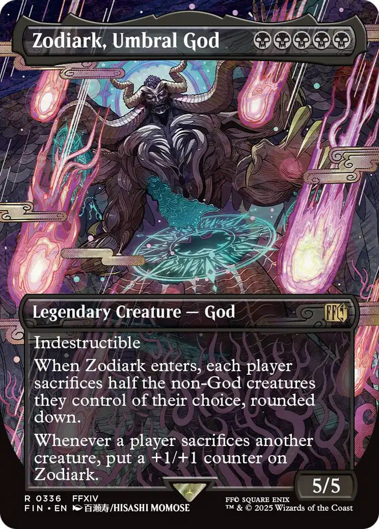 Zodiark, Umbral God (Borderless) [FINAL FANTASY] | Deep Dive Games St. Marys
