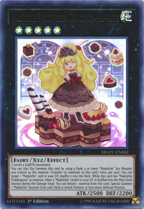 Madolche Puddingcess Chocolat-a-la-Mode [DUOV-EN082] Ultra Rare | Deep Dive Games St. Marys