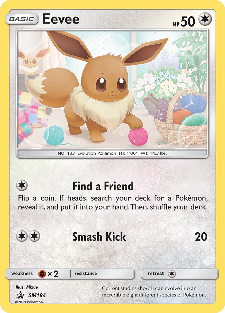 Eevee (SM184) [Sun & Moon: Black Star Promos] | Deep Dive Games St. Marys