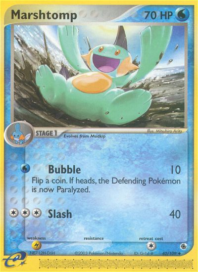 Marshtomp (40/109) [EX: Ruby & Sapphire] | Deep Dive Games St. Marys