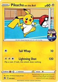 Pikachu on the Ball (001/005) [Miscellaneous Cards] | Deep Dive Games St. Marys