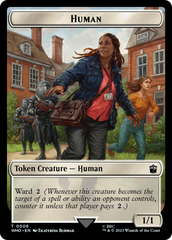Human (0006) // Clue (0022) Double-Sided Token [Doctor Who Tokens] | Deep Dive Games St. Marys