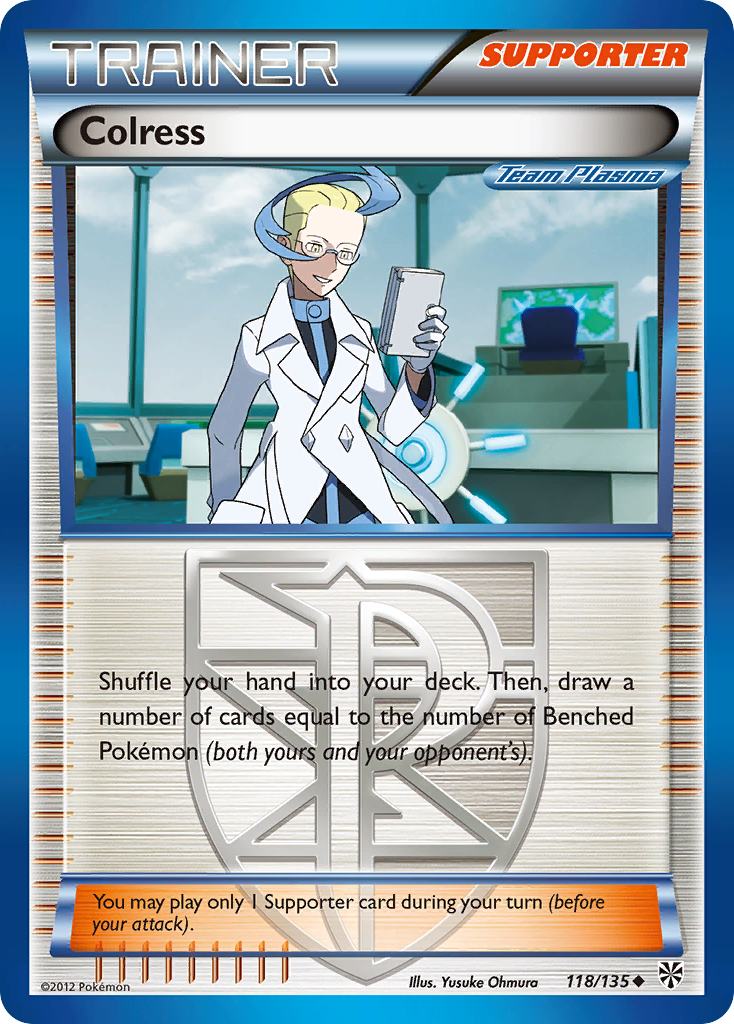 Colress (118/135) [Black & White: Plasma Storm] | Deep Dive Games St. Marys