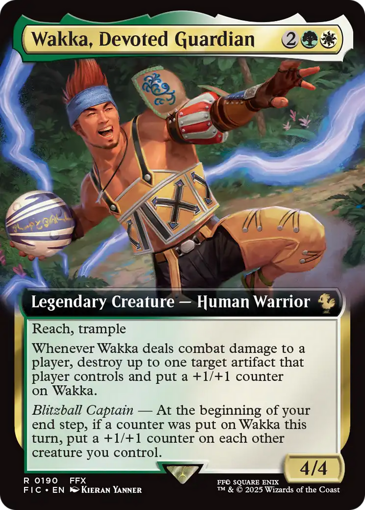 Wakka, Devoted Guardian (Extended Art) [FINAL FANTASY Commander] | Deep Dive Games St. Marys