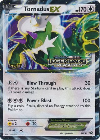 Tornadus EX (BW96) (Staff Prerelease Promo) [Black & White: Black Star Promos] | Deep Dive Games St. Marys