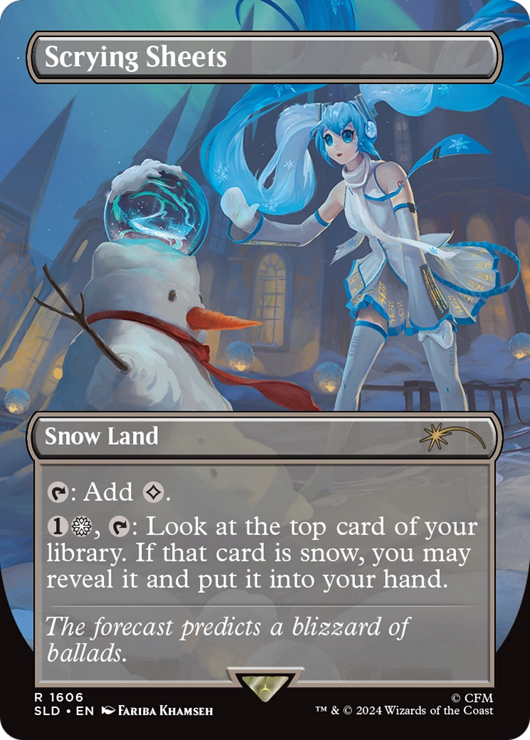 Scrying Sheets (Rainbow Foil) [Secret Lair Drop Series] | Deep Dive Games St. Marys