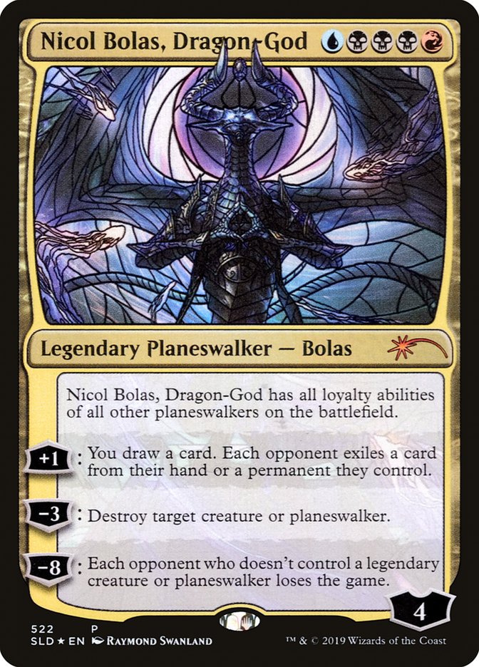 Nicol Bolas, Dragon-God (Stained Glass) [Secret Lair Drop Promos] | Deep Dive Games St. Marys