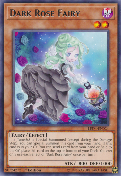 Dark Rose Fairy [LED4-EN024] Rare | Deep Dive Games St. Marys