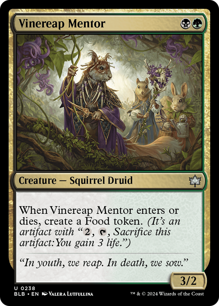 Vinereap Mentor [Bloomburrow] | Deep Dive Games St. Marys