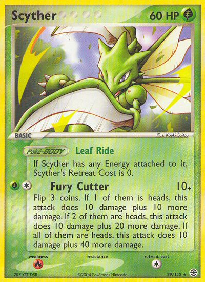 Scyther (29/112) [EX: FireRed & LeafGreen] | Deep Dive Games St. Marys