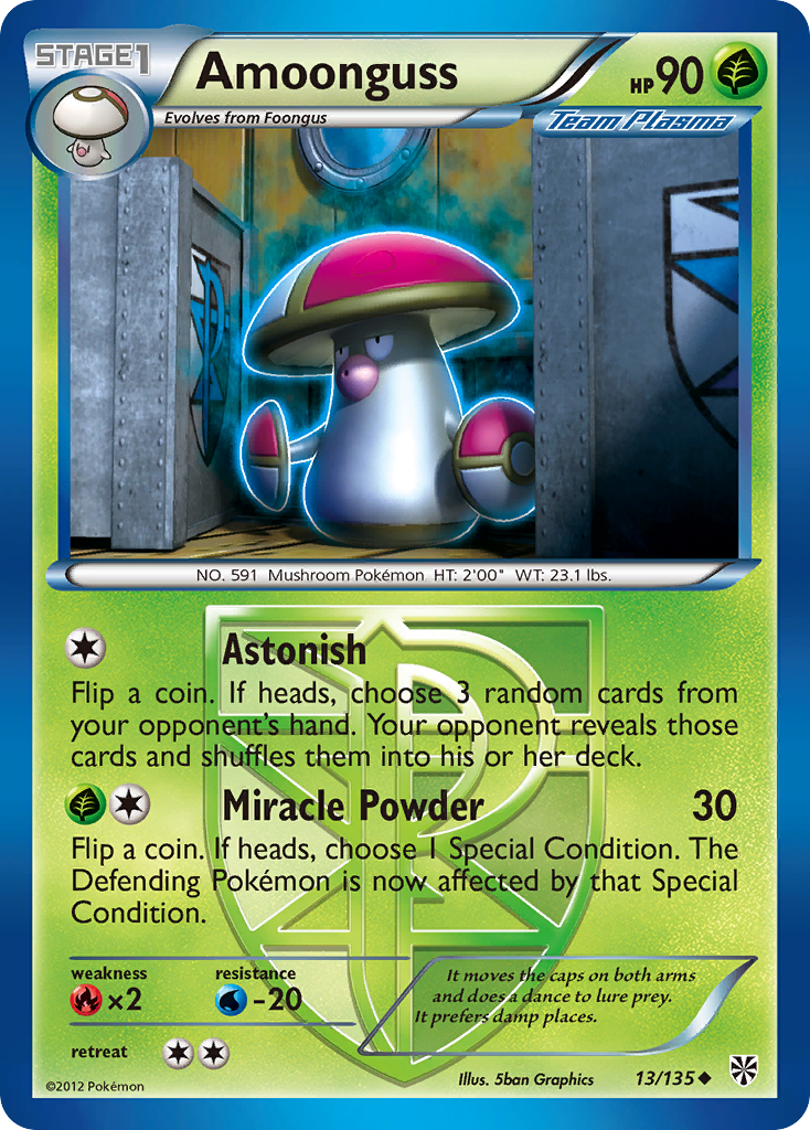 Amoonguss (13/135) [Black & White: Plasma Storm] | Deep Dive Games St. Marys