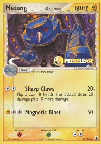 Metang (49/113) (Delta Species) (Prerelease Promo) [EX: Delta Species] | Deep Dive Games St. Marys