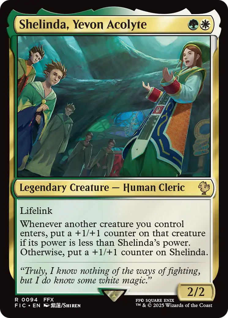Shelinda, Yevon Acolyte [FINAL FANTASY Commander] | Deep Dive Games St. Marys