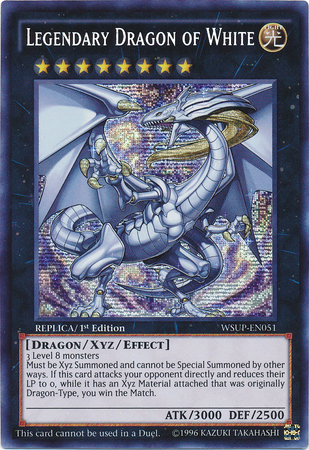 Legendary Dragon of White [WSUP-EN051] Secret Rare | Deep Dive Games St. Marys