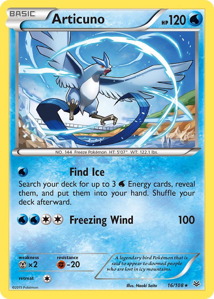 Articuno (16/108) [XY: Roaring Skies] | Deep Dive Games St. Marys